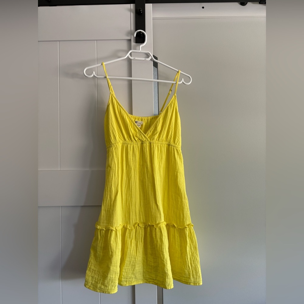 Billabong Sunny Yellow V-Neck Dress